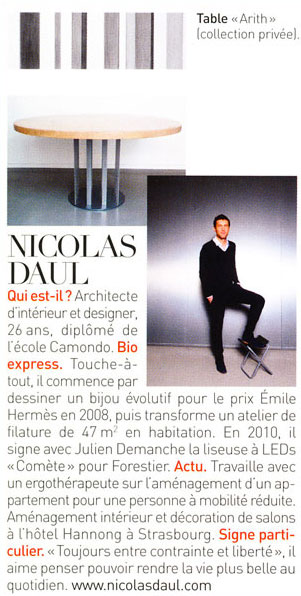 Nicolas Daul - Maison Française – Avril 2011 4